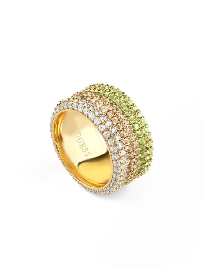 جس إيسينزا خاتم ثلاثي مرصع